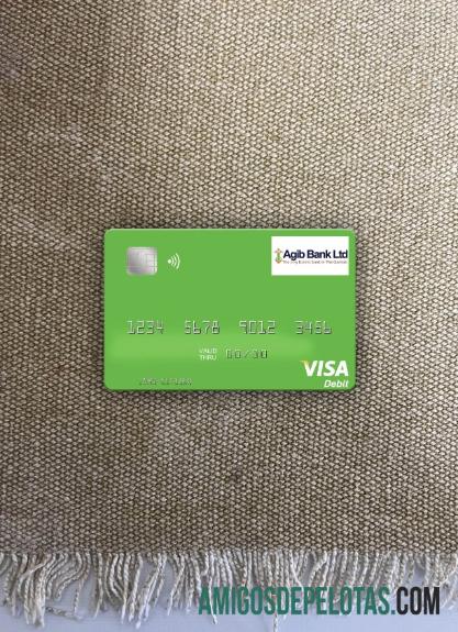 Gâmbia Árabe Gâmbia Islâmica Banco Visa Cartão de Débito Photolook Front amostra